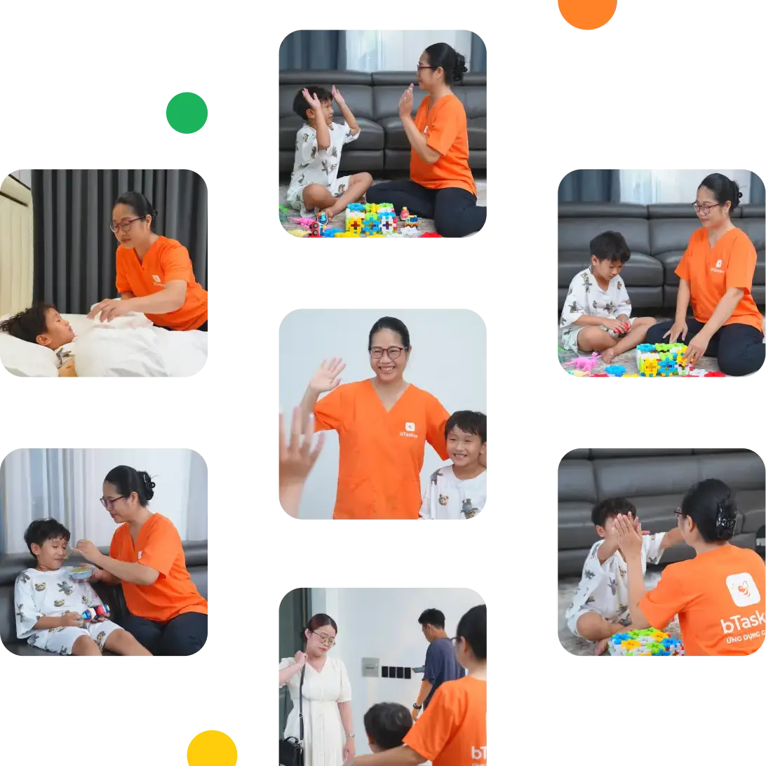 아이 돌봄 시 bTasker는 어떤 일을 하나요?