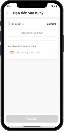 bPay Mockup